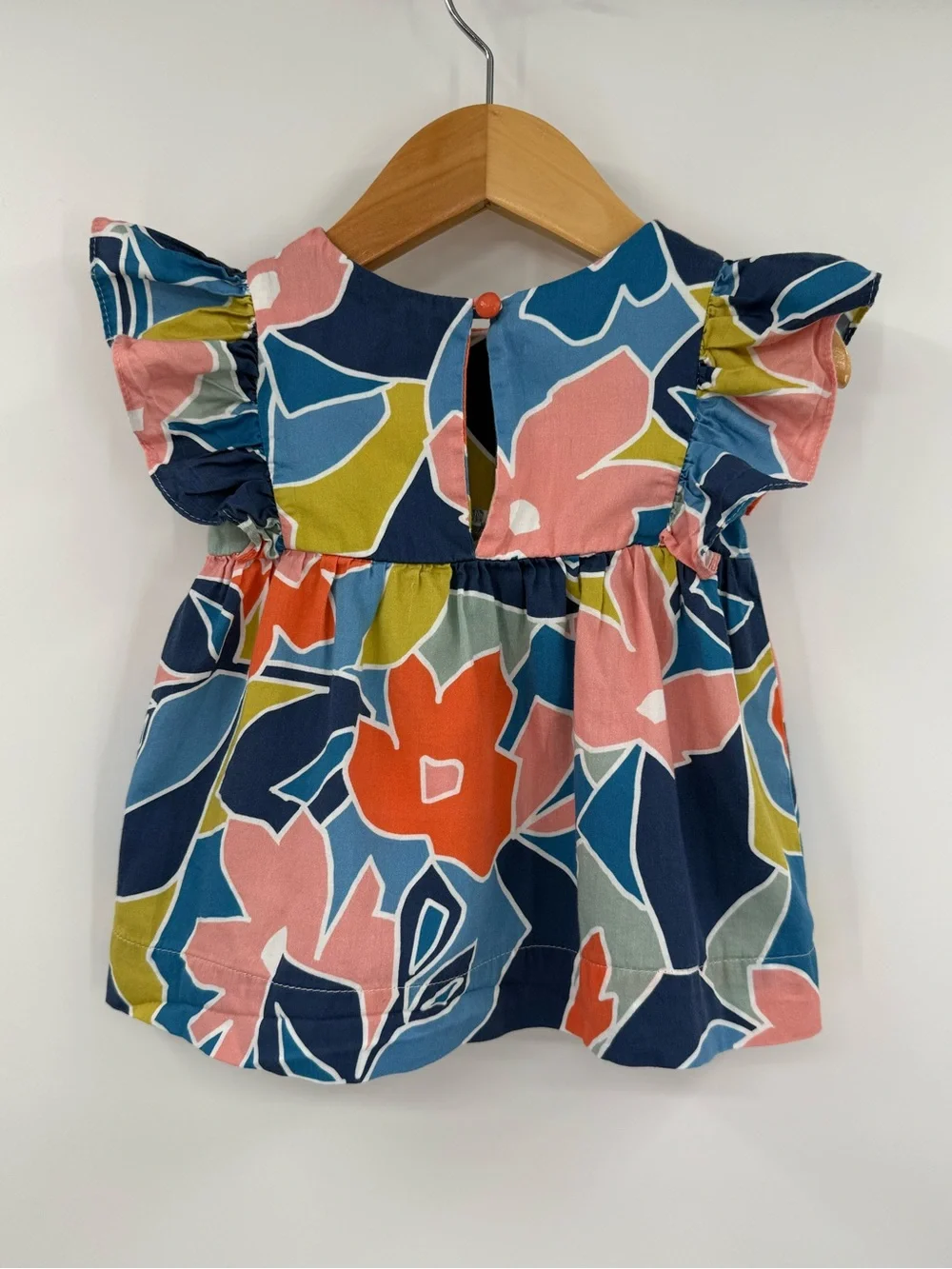 Anthem of the Ants Mia Ruffle Dress | Multi Abstract Floral | 6M